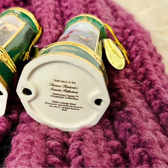 THOMAS KINKADE Set of 3 SEASIDE REFLECTIONS Evening Majesty Sea of Tranquility.. - Picture 8 of 10